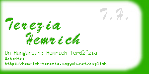 terezia hemrich business card